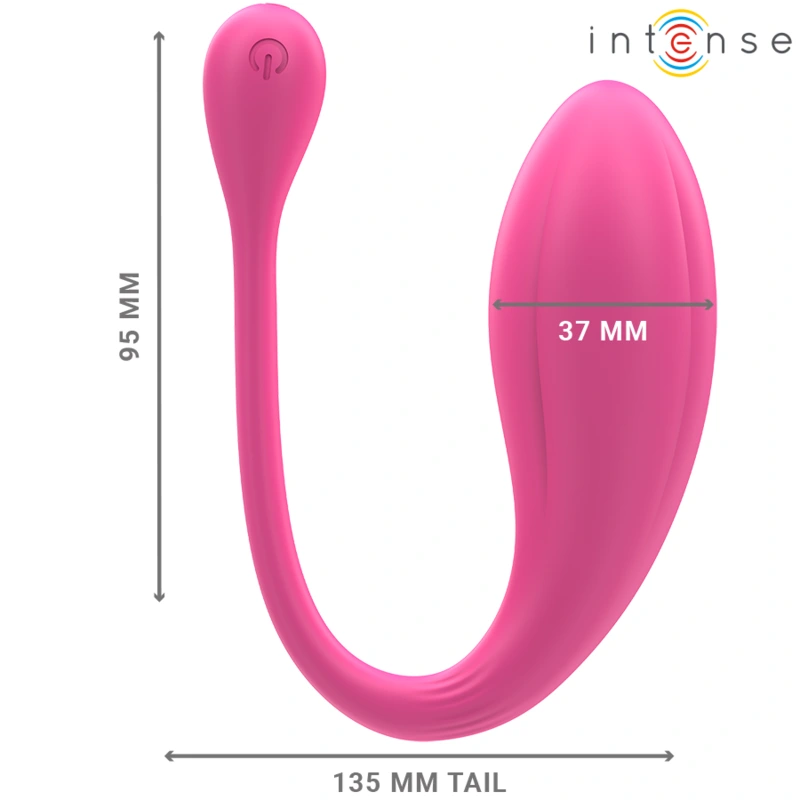 Intense - janice u vibrator double stimulation 10 vibrations pink remote control 5