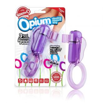 Screaming O Opium Vibrating Pleasure Ring Purple