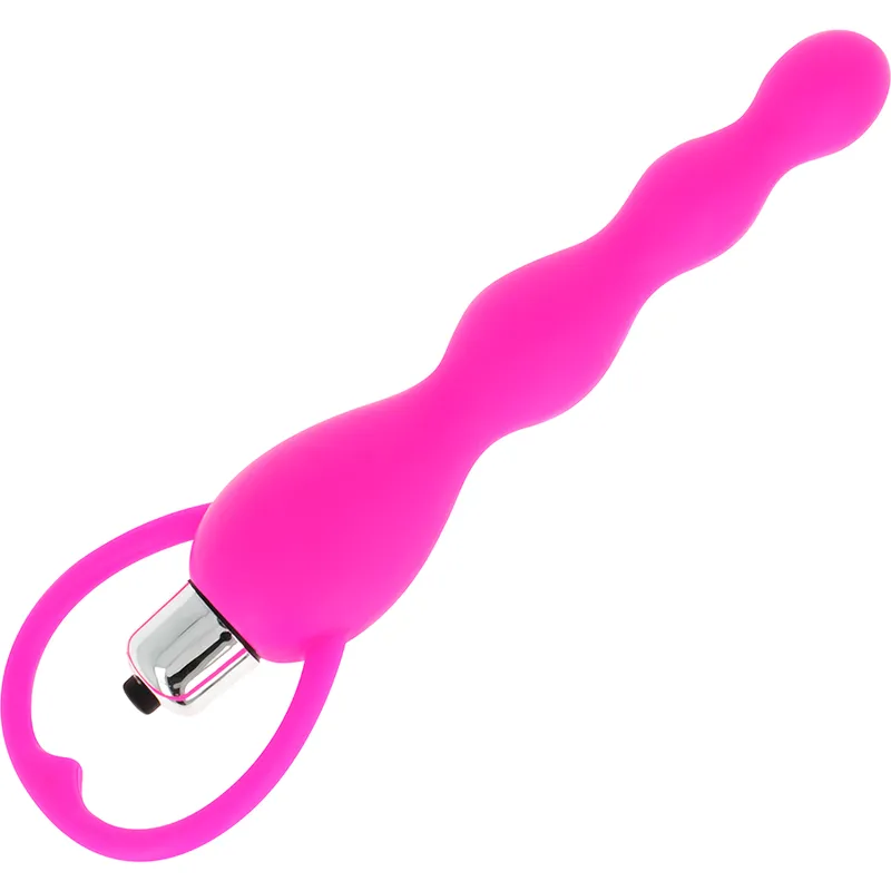 Ohmama Vibrating Butt Plug - Pink