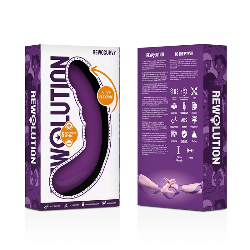 Rewolution - rewocurvy rechargeable flexible vibrator 6