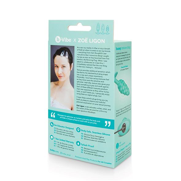 B-Vibe - Bump Texture Plug Mint 10