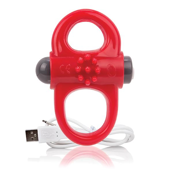 The Screaming O - Charged Yoga Vibe Ring Red