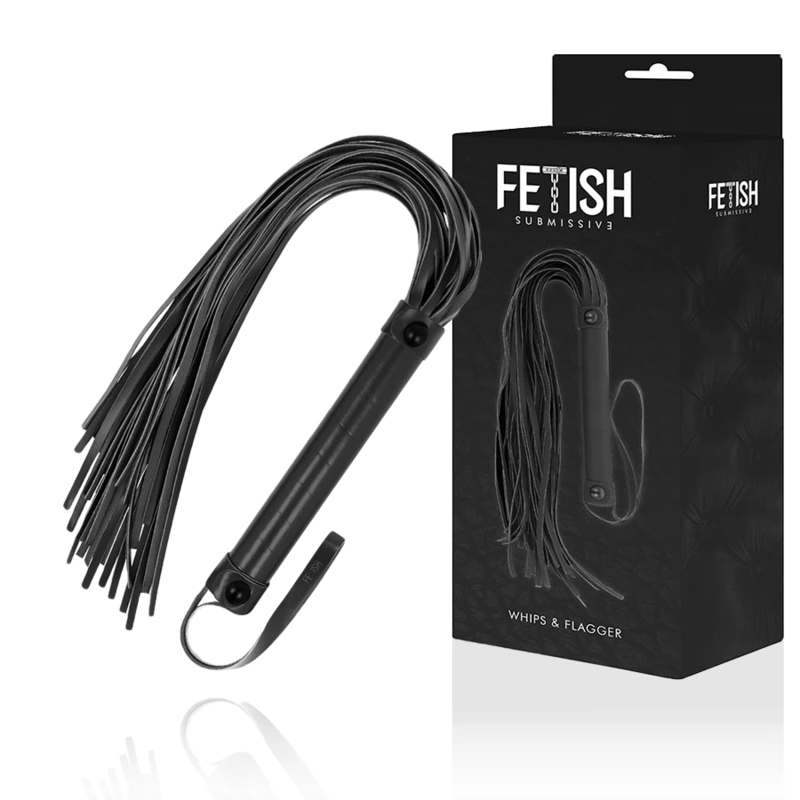 Fetish SubmissiveFlogger Vegan Leather - Bič 5