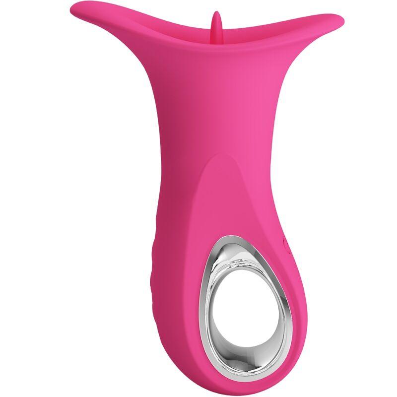 Pretty love - clyde oral vibrator vibrating tongue 12 vibrations pink 3