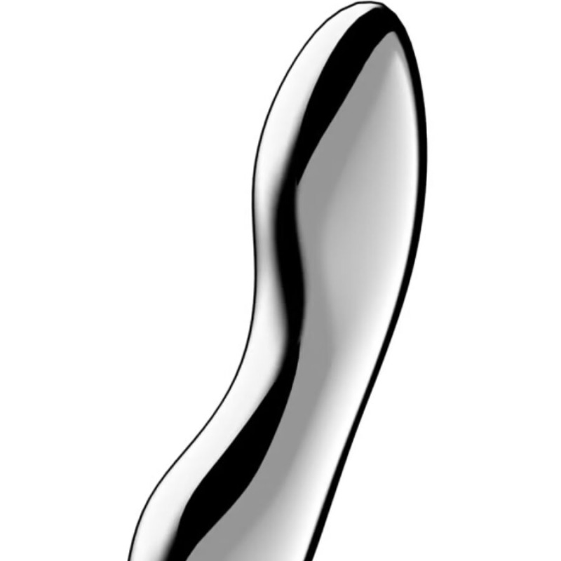 Satisfyer - cosmic crest 2 stainless steel double-ended dildo 2