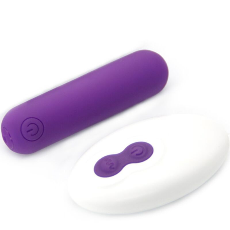 Armony - splash joline vibrator bullet silicone remote control 10 vibrations 6.5 x 1.5 cm purple 2