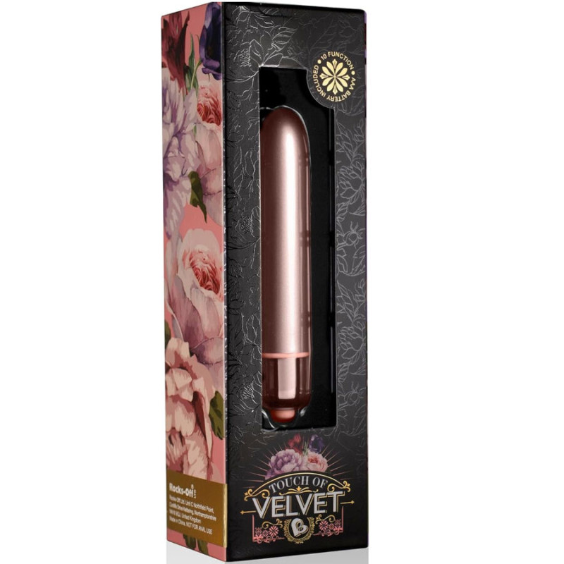 Rocks- off - ro-90 touch velvet pink vibrating bullet 1