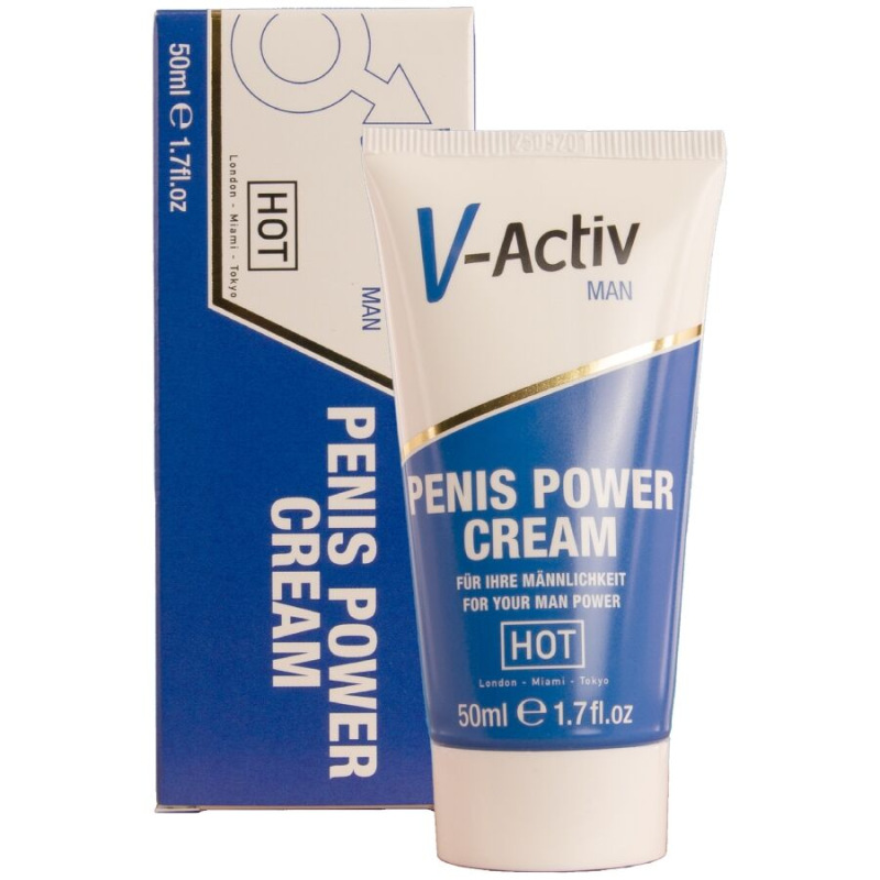 Hot - v-activ penis power cream for men 50 ml