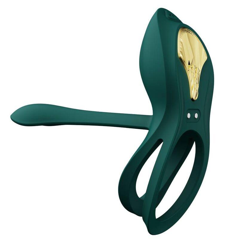 Zalo - Bayek Vibrating Couples Ring Green 6