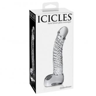 Icicles Number 61 Hand Blown Glass Massager