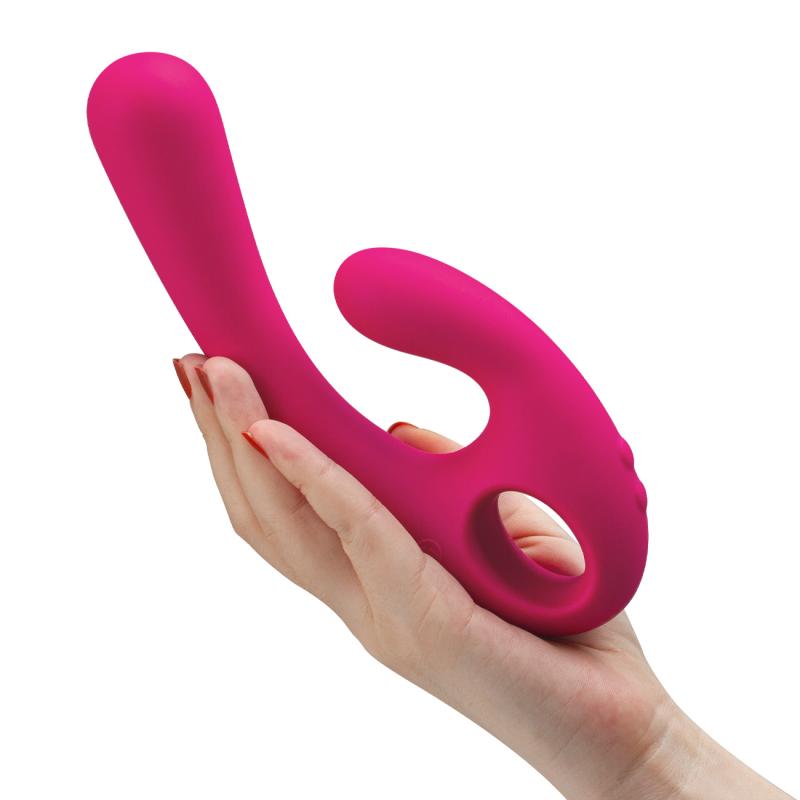 Nomi Tang - Flex Bi Bendable Dual Stimulation Vibrator Pink