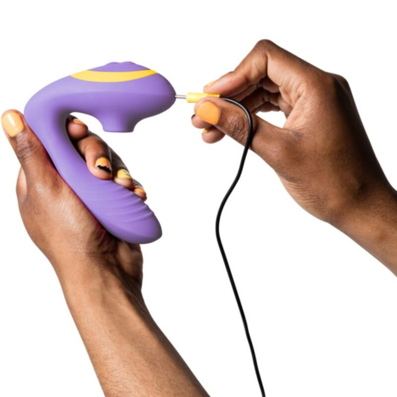 Romp - reverb g-spot stimulator and clitoral suction device purple 5