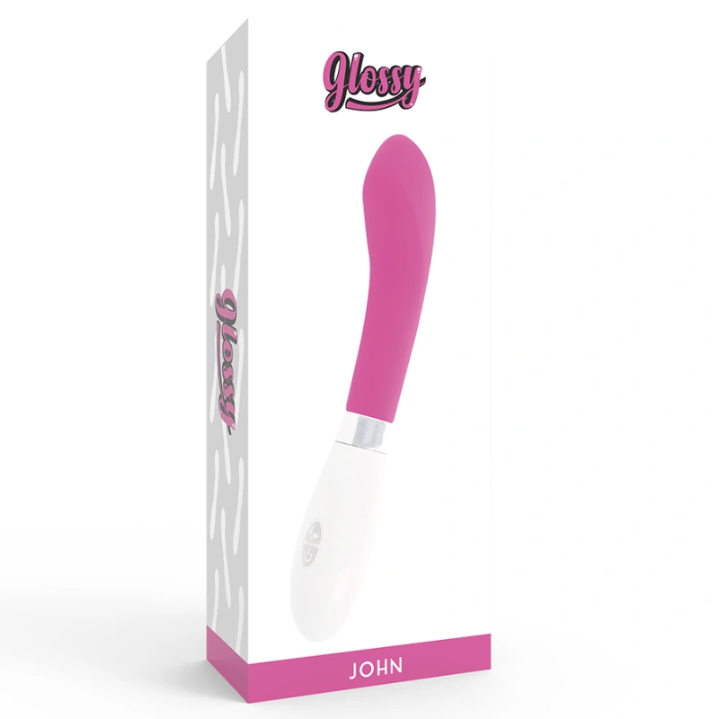 Glossy - john vibrator pink 6