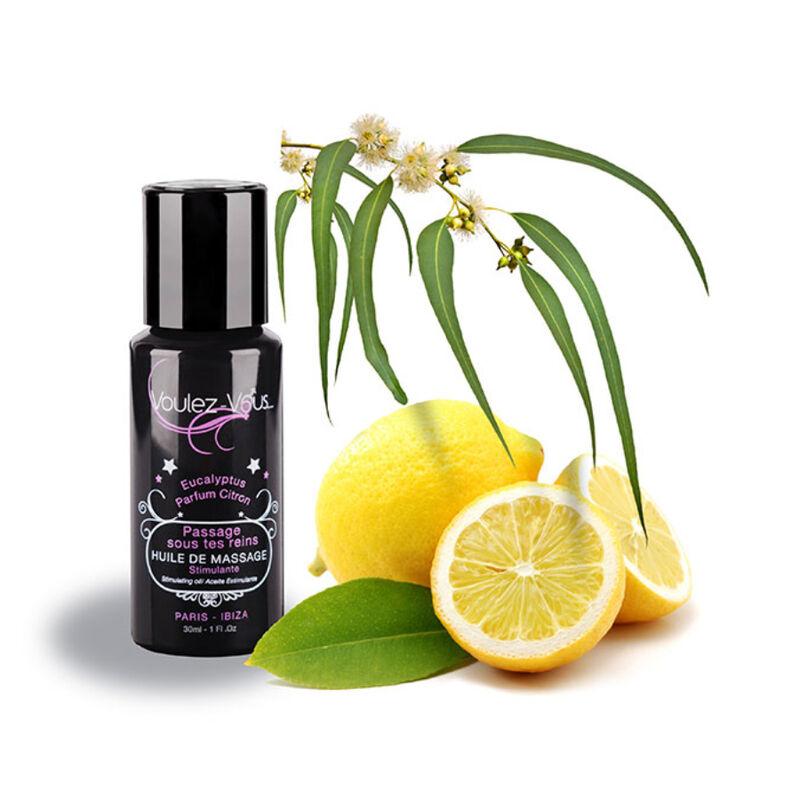 Voulez-Vous Massage Oil Stimulating - Eucalyptus & Lemon 30 Ml