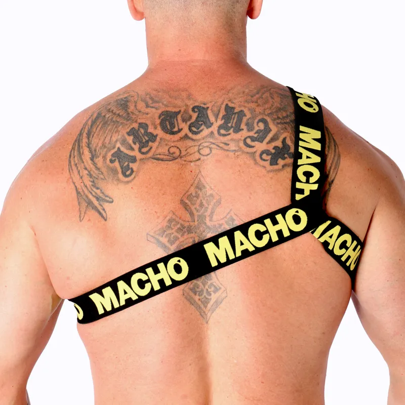 Macho - Roman Harness Yellow L/Xl 3