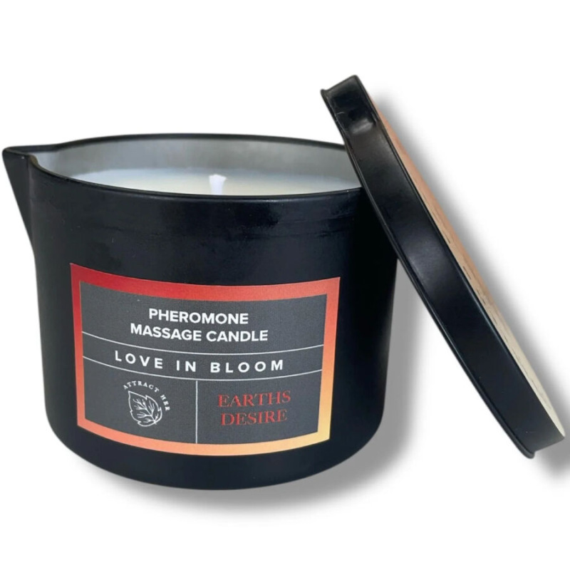 Eye of love - bloom massage candle sativa earths desire 150 ml