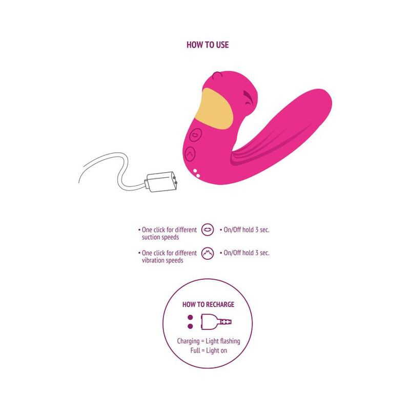 Xocoon - celestial love vibe stimulator fuchsia 7