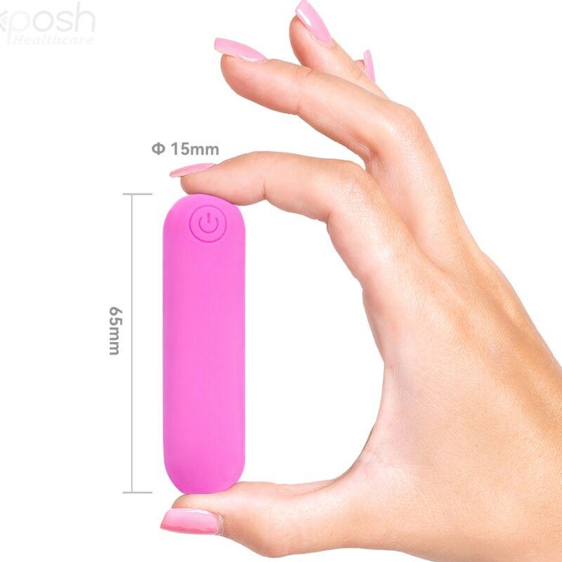 Armony - splash hehe vibrator bullet silicone 10 vibrations 65 x 15 cm pink 4