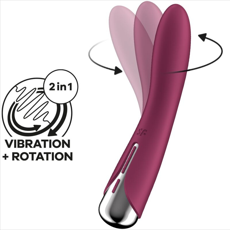 Satisfyer - spinning vibe 1 g-spot rotator vibrator red 5
