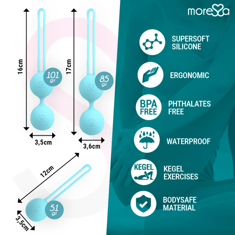 Moressa - Osian Set Premium Turquoise Silicone 3
