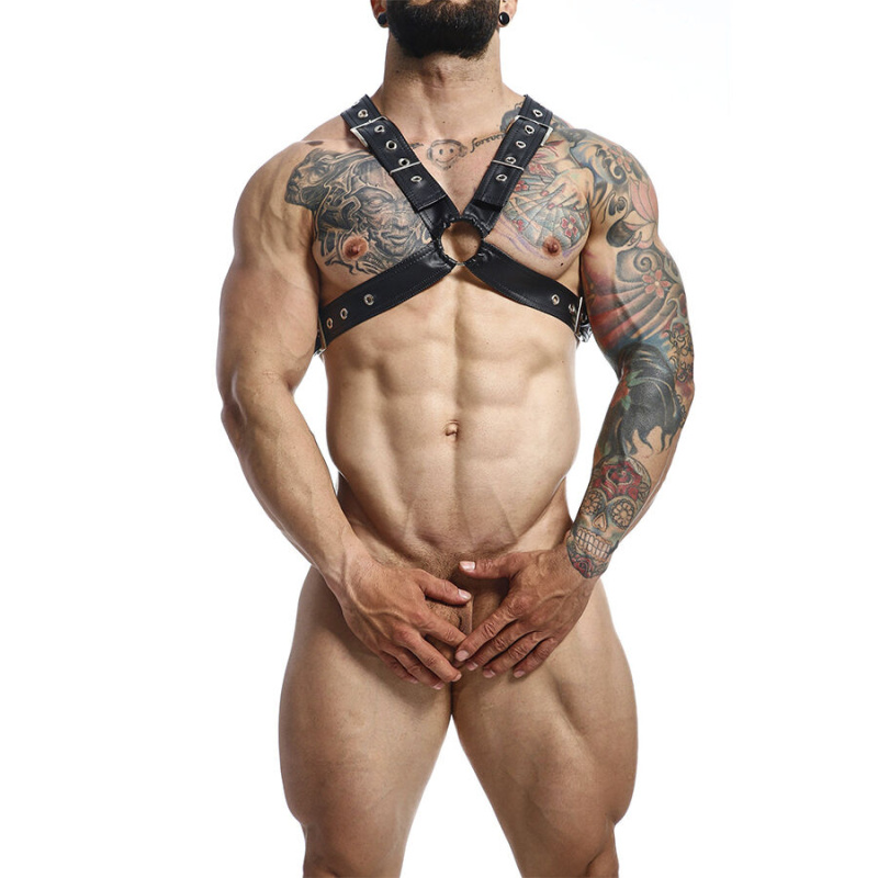 Mob - dngeon black chain harness one size x
