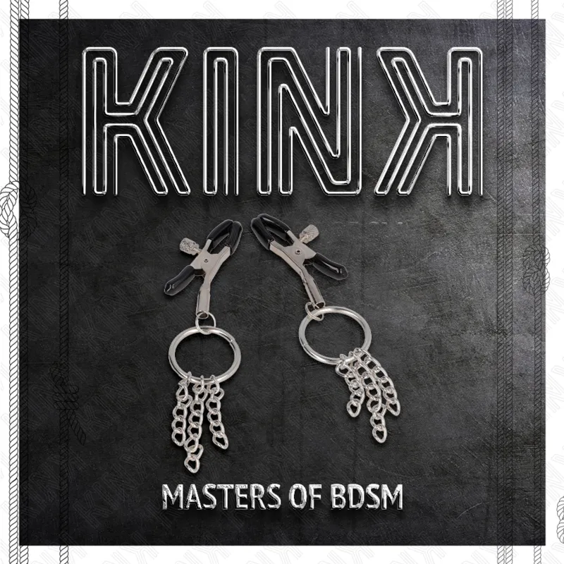 Kink - O Ring Nipple Clamp And Little Chain Silver 6 Cm 4