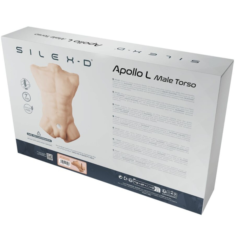 Silexd - apollo l realistic male torso caramel 6