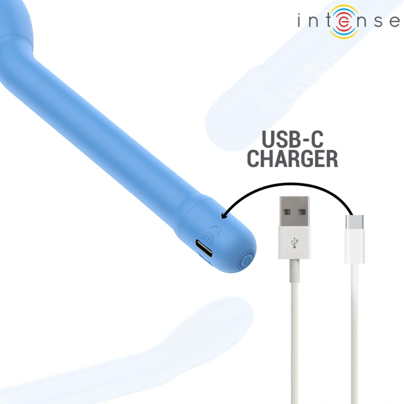 Intense - karlie rechargeable g-spot stimulator blue 6