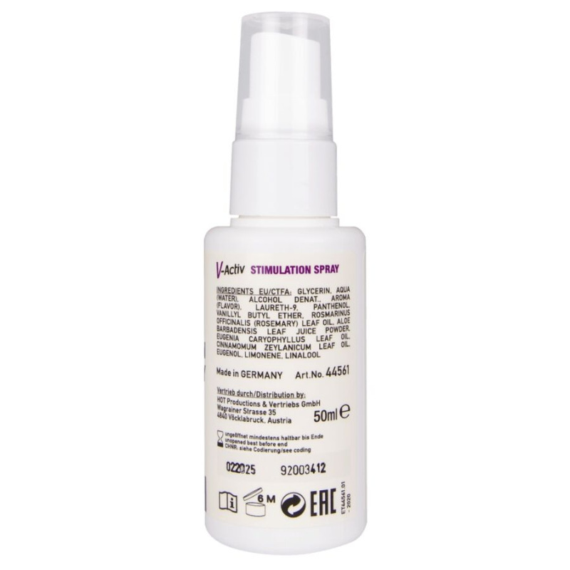 Hot - v-activ stimulation spray for woman 50 ml 1