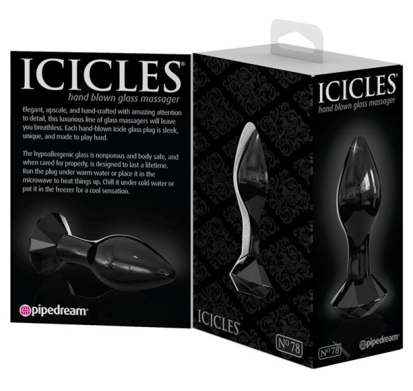 Icicles - n. 78 glass anal plug 5