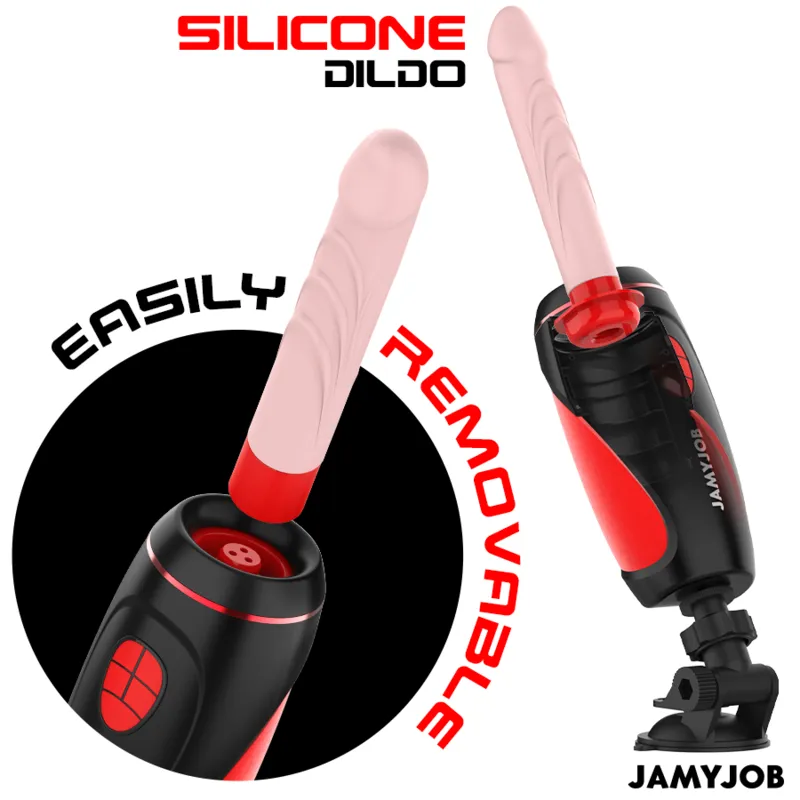 Jamyjob - pyston base automatic masturbator with remote control dildo 2