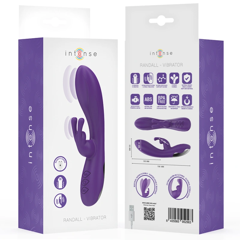 Intense - randall rabbit vibrator 10 vibrations purple 7