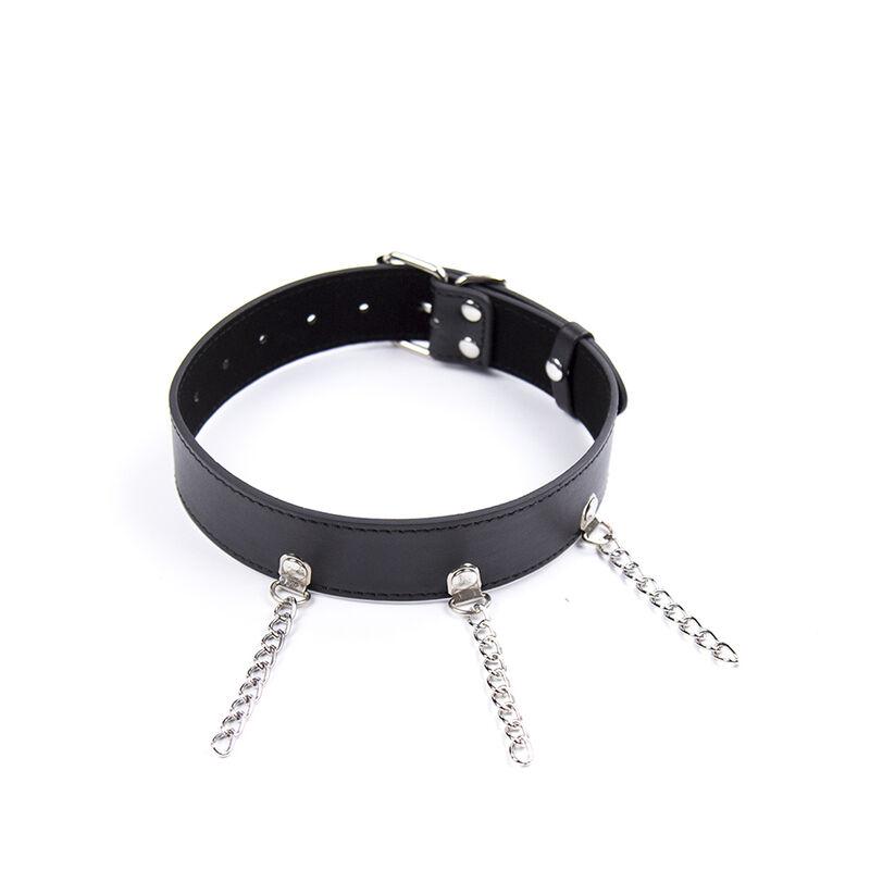 Ohmama Fetish Collar With Rings 1