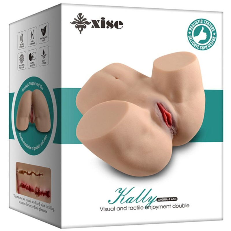 Xise - kally realistic multiposition vagina and anus masturbator 5