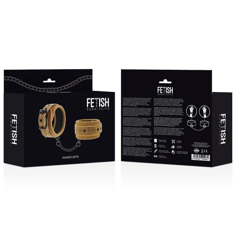 Fetish Submissive Origin Handcuffs Vegan Leather - Putá 7