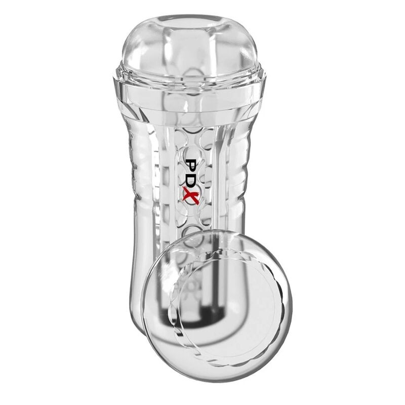 Pdx elite - viewtube plus see-thru ez-grip transparent stroker 21 cm 3