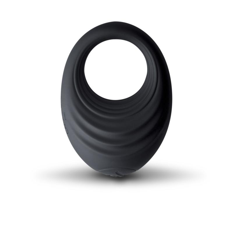 Rocks-Off - Spire Vibrating Liquid Silicone Ring Black