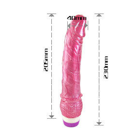 Baile - realistic red vibrator 23 cm 3