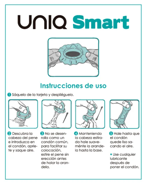 Uniq Smart Pre-Erection Free Latex  3uds 1