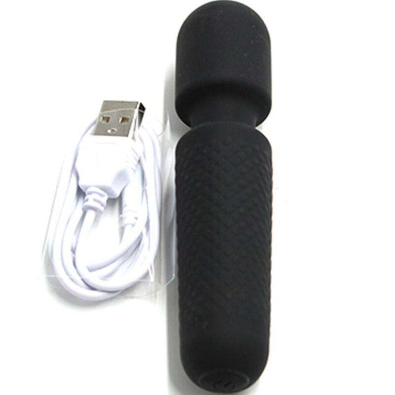 Armony - your magic massager & vibrator rechargeable 10 vibrations wand dots black 3