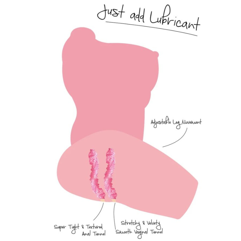 Hidden desire - big college fuck slut female masturbator torso 15 kg 7