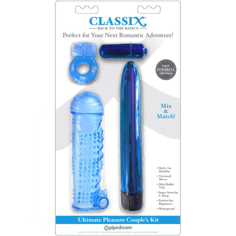 Classix - ultimate pleasure couples kit azul 1