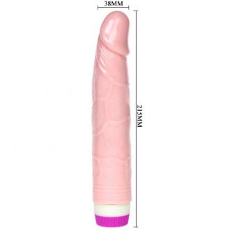 Realistic Vibrator For Beginners Flesh 21.5 Cm