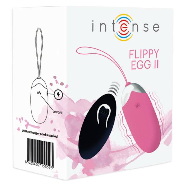 Intense Flippy Ii  Vibrating Egg With Remote Control Pink 4
