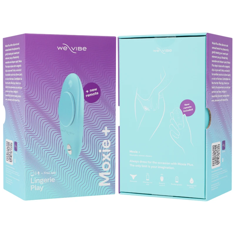We-Vibe - Moxie + Clitoral Vibrator Aqua 6