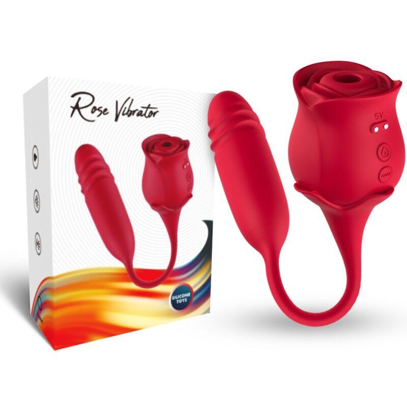 Armony - Roseknigth Licking Vibrating Clit & Vibrator Red