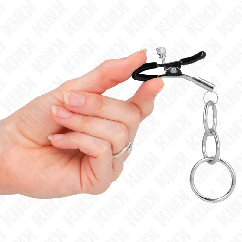 Kink - 3 O-Ring Nipple Clamp 6 Cm