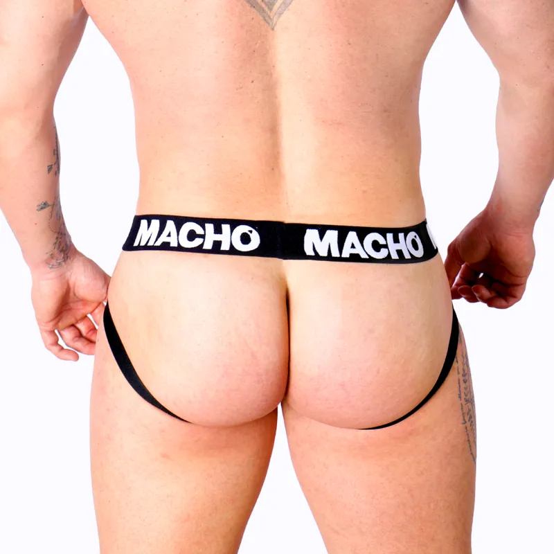 Macho - Mx25nc Jock Black Leather Xl 3