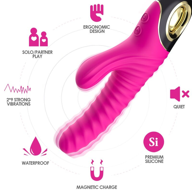 Armony - eternity vibrator silicone fuchsia 2