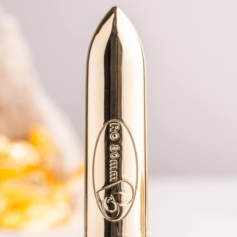 Rocks- off - ro-80 champagne golden vibrating bullet 1